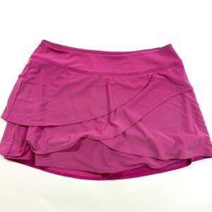 Title Nine Va Va Vroom Skort Skirt Pink Mesh Approx Size Large